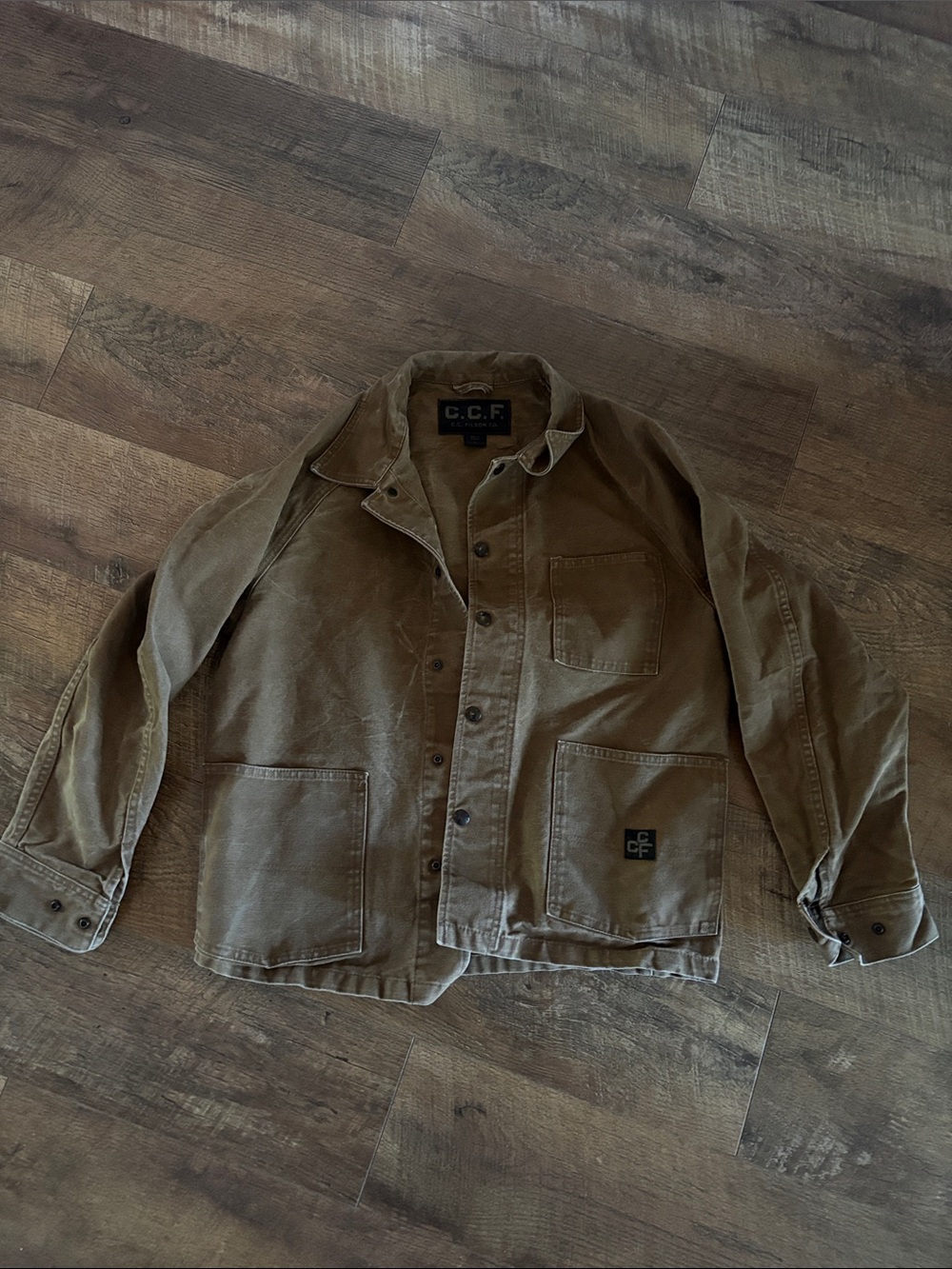 Filson C.C.F. Chore Jacket Sepia Made in Canada Small